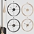 Metallic Wall Clock: Stylish Timepiece from AliExpress 3D model small image 1