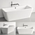 Luxury Azzurra Build Freestanding Bath 3D model small image 1