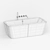 Luxury Azzurra Build Freestanding Bath 3D model small image 2