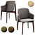 Elegant Upholstered Chair: Egadi 02 3D model small image 1