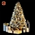 Festive Holiday Tree Décor 3D model small image 1