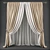 Stylish Curtain Panels for Perfect Décor 3D model small image 1