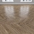 Parquet Oak: Herringbone, Linear, Chevron 3D model small image 3