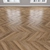 Oak Parquet: Herringbone, Linear, Chevron 3D model small image 4