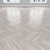 Oak Parquet: Herringbone, Linear, Chevron 3D model small image 4