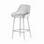 Luxury Hamburg Velvet Bar Chair 3D model small image 5