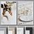 Modern Abstract Photo Frames Set 3D model small image 1