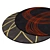 Circular Interior Carpet 3D model small image 2