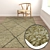 Luxury Vintage Carpets Set 3D model small image 5