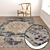 Elegant Carpet Set 1913 3D model small image 5