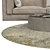 Luxury Round Rugs | Textured Elegance 3D model small image 2