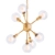 Glowing Burst Chandelier 3D model small image 1