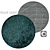 Elegant Round Carpet 3D model small image 1