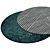 Elegant Round Carpet 3D model small image 2