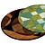 Round Bliss Carpet 3D model small image 2