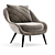 Gubi Bat Chair: Sleek & Modern 3D model small image 2