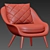 Gubi Bat Chair: Sleek & Modern 3D model small image 3