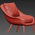 Gubi Bat Chair: Sleek & Modern 3D model small image 4