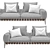 Elegant Gregory Sofa: Perfectly Crafted Comfort 3D model small image 2
