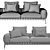 Elegant Gregory Sofa: Perfectly Crafted Comfort 3D model small image 4