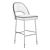 Collinet Scala 1864H: Elegant Bar Stool for Hotels and Restaurants 3D model small image 5