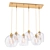 Elegant Glass Ceiling Light 3D model small image 1