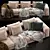 Modern Minotti West Sofa: Sleek Design & Superior Comfort 3D model small image 2