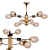 Omnilux Loano Ceiling Chandelier 3D model small image 1