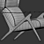 Montparnasse Armchair: Visionary Seating 3D model small image 4