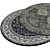 Round Carpet for Chic Interiors 3D model small image 2