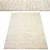 Luxurious Handcrafted Wool Shag Rug 3D model small image 1