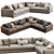 Ferlea Simple Sofa: Versatile Elegance 3D model small image 2