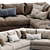 Ferlea Simple Sofa: Versatile Elegance 3D model small image 4