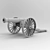 Vintage Field Cannon 3D model small image 3