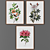 Wooden Frame Trio: Art Collection 3D model small image 1