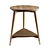 Modern Round Watford Table with Spindle Feet 3D model small image 1