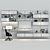 Russian Cabinet Furniture 087 3D model small image 3