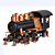 Steampunk Steam Train 3D model small image 3