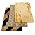 Variety of 5 High-Resolution Textured Carpets 3D model small image 1