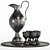 Exquisite Eastern Jug Set 3D model small image 1