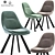 Elegant Daniel Dining Chair 3D model small image 1