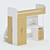 Title: Araks Loft Bed 3D model small image 1