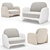 Pazzetina Arm Chair: Stylish Seating for Ultimate Comfort 3D model small image 1