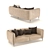 Barlow: Sleek and Stylish Sofa 3D model small image 2