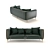 Barlow: Sleek and Stylish Sofa 3D model small image 3