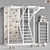Kids Sports Furniture Set: Climbing Wall, Toys & Accessories 3D model small image 1