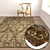 Luxury Set of 3 High-Quality Carpets 3D model small image 5