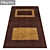 Stylish Carpets Set with High-Quality Textures 3D model small image 2