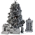Snowy Gifted Christmas Tree 3D model small image 5