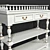  Retro Console Table 55.11 inches 3D model small image 2